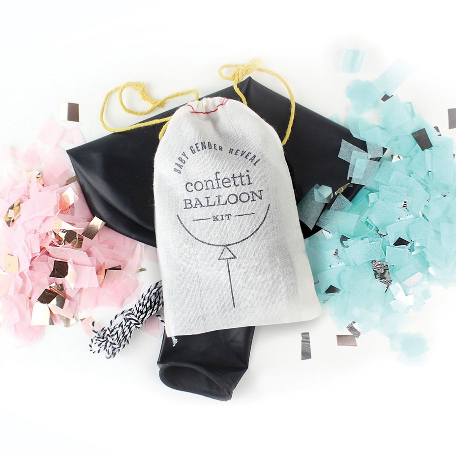 Jumbo Gender Reveal Confetti Balloon Kit 9170