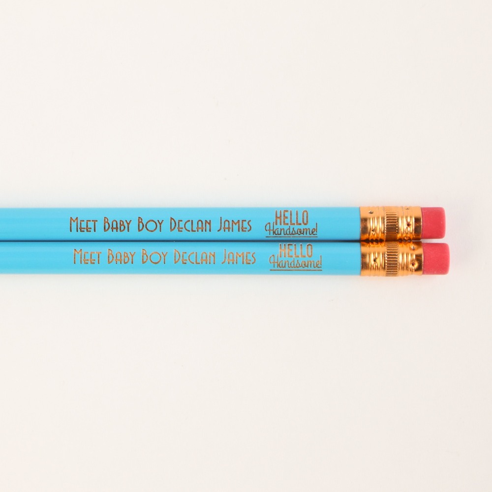 Personalized Baby Shower Pencils 9343