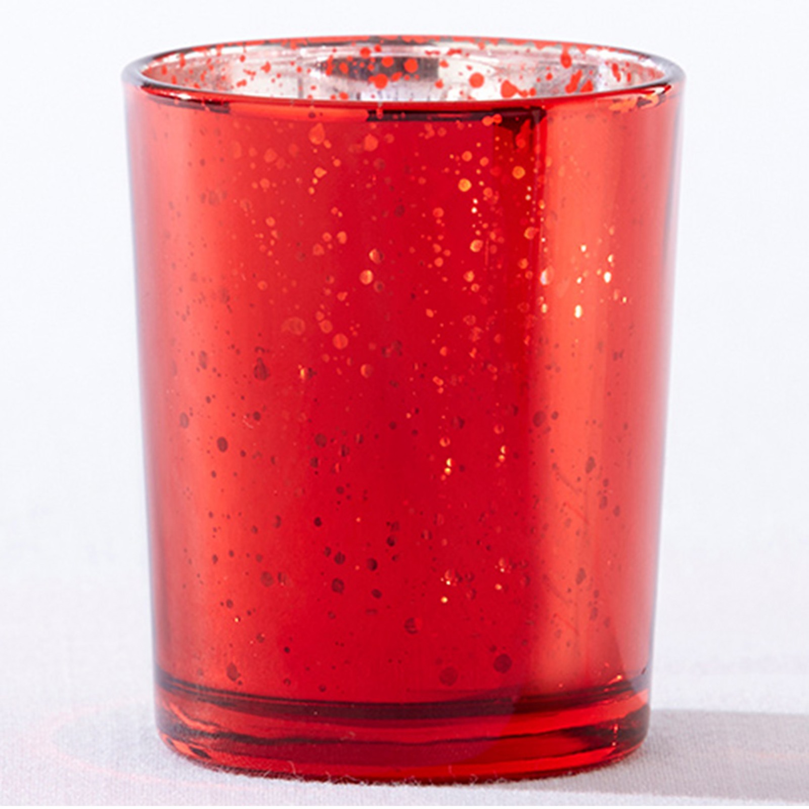 Red Mercury Glass Tealight Holders