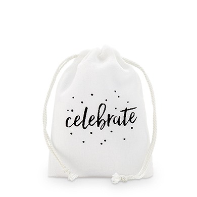 Celebrate Muslin Favor Bag 9537