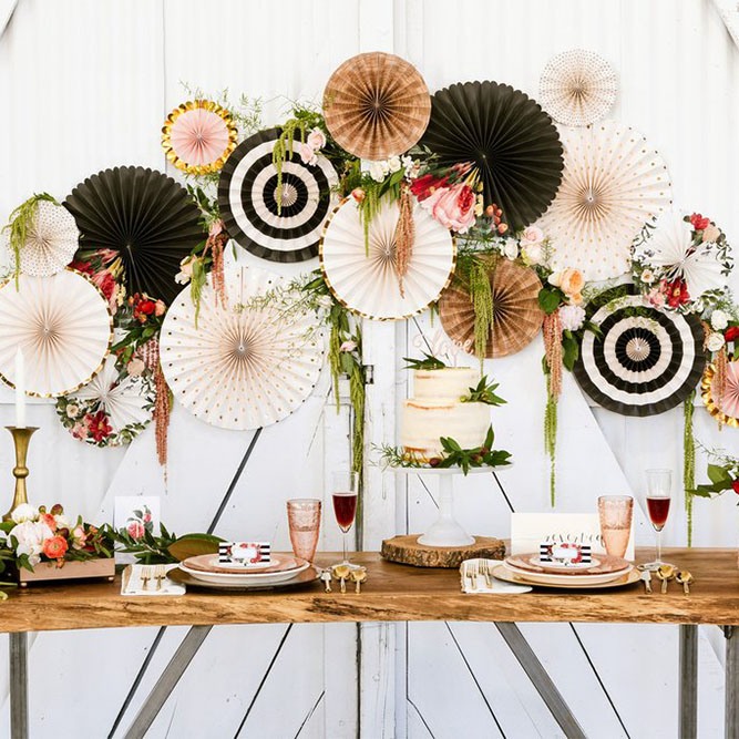 Botanical Pinwheel Decorations