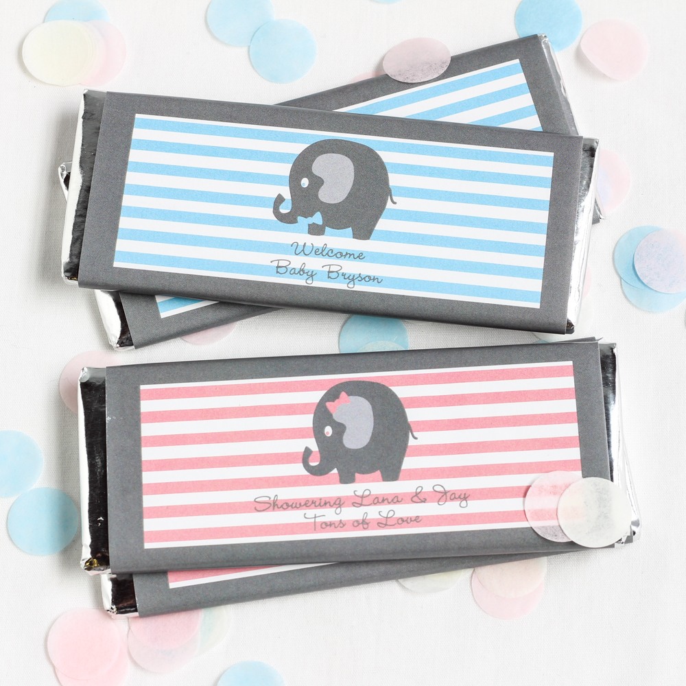 Personalized Elephant Hershey's Chocolate Bars