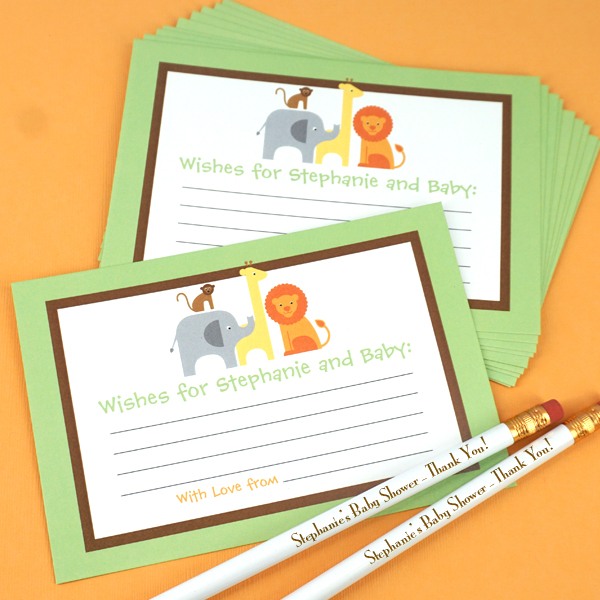 Personalized Baby Shower Advice Cards 9925