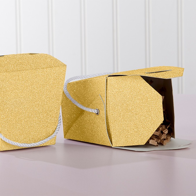 Glitter Takeout Box 10023