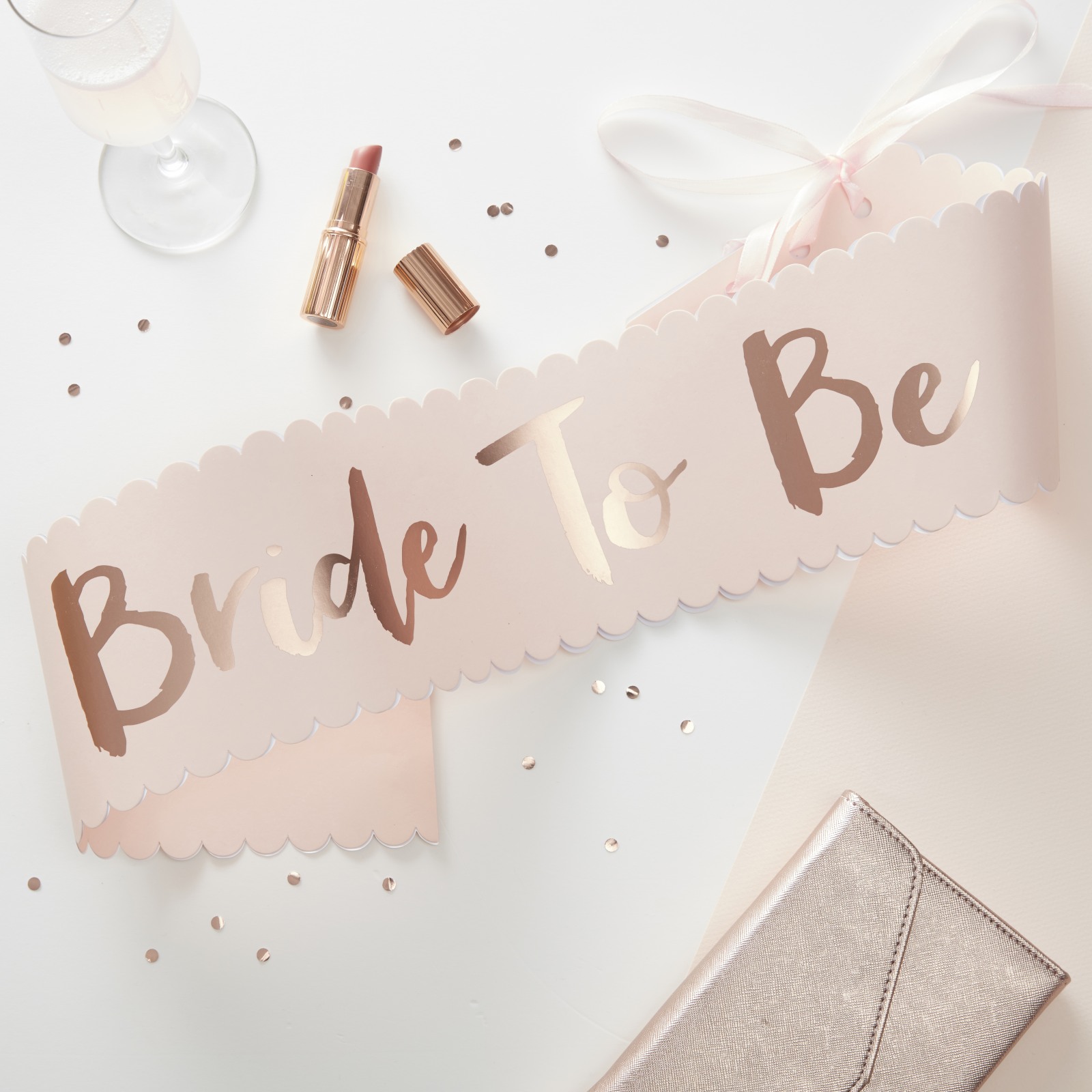 Bride To Be Paper Sash 10094