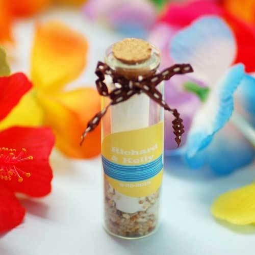 Glass Tube Beach Favor 