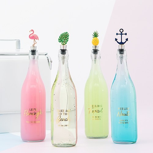 Tropical Enamel Bottle Stoppers 10356