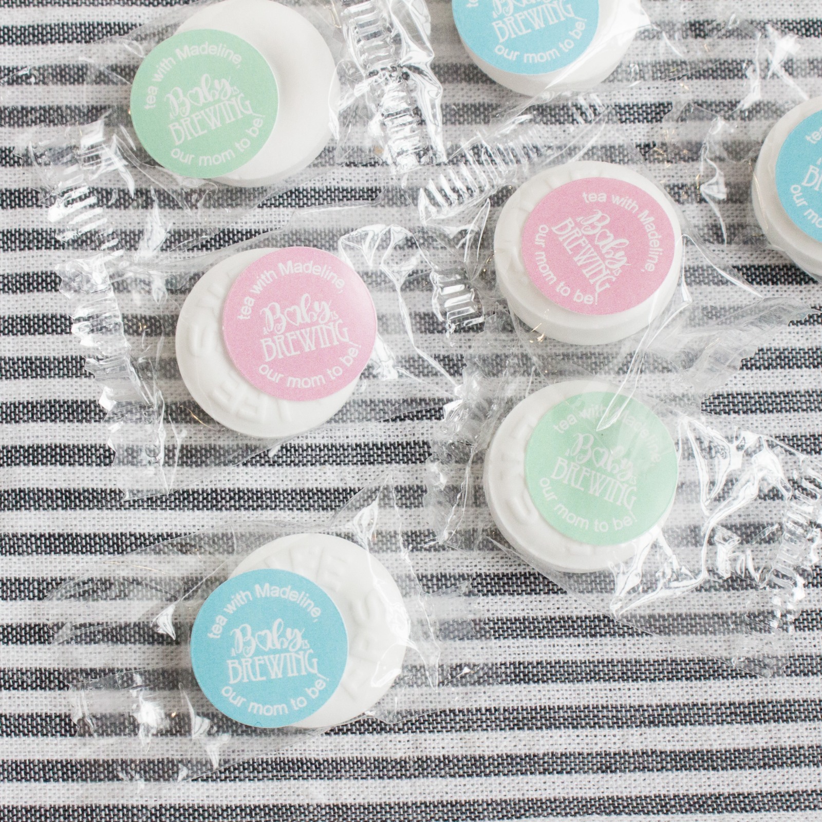 Personalized Baby is Brewing Life Saver Candies