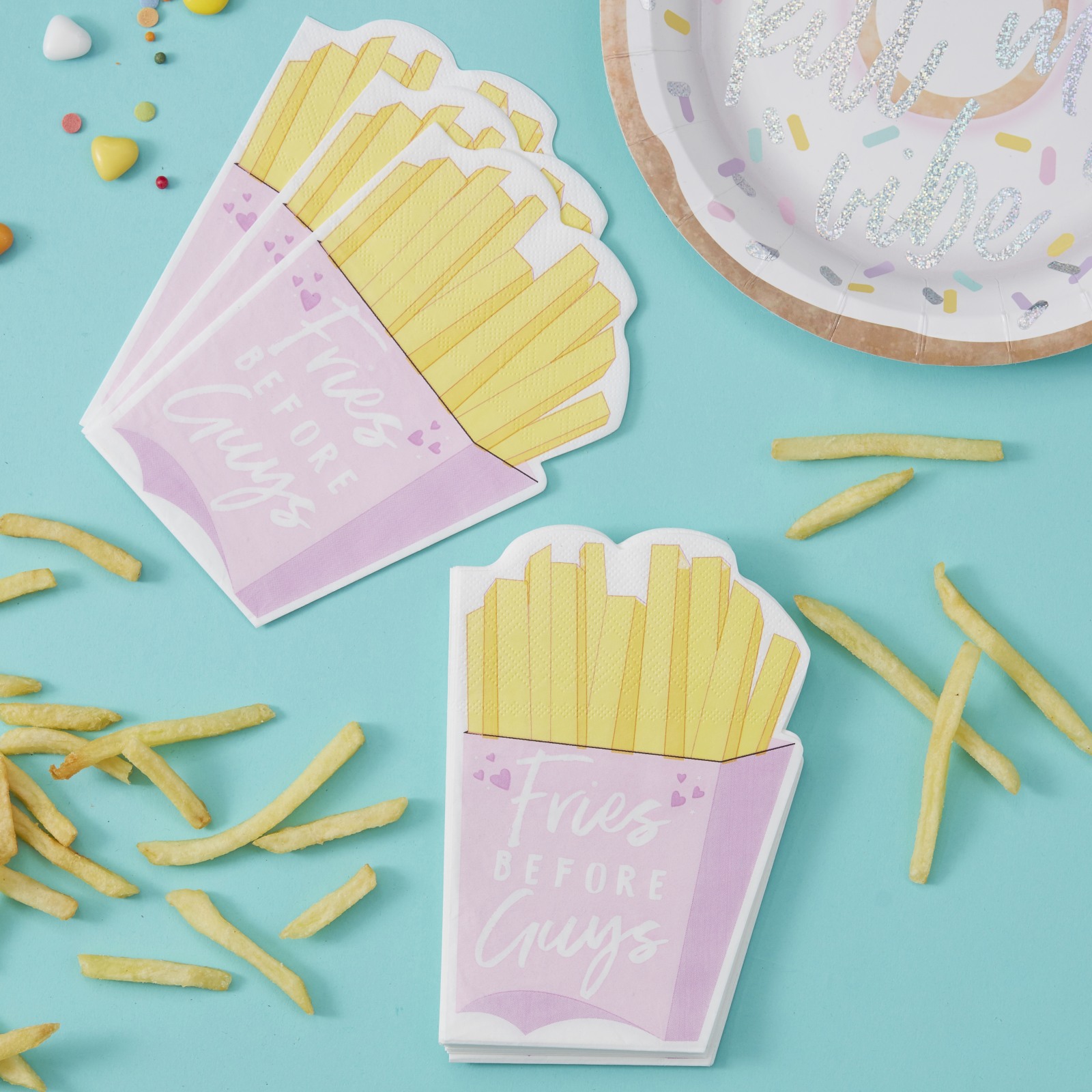 Fries Before Guys Napkins 10484