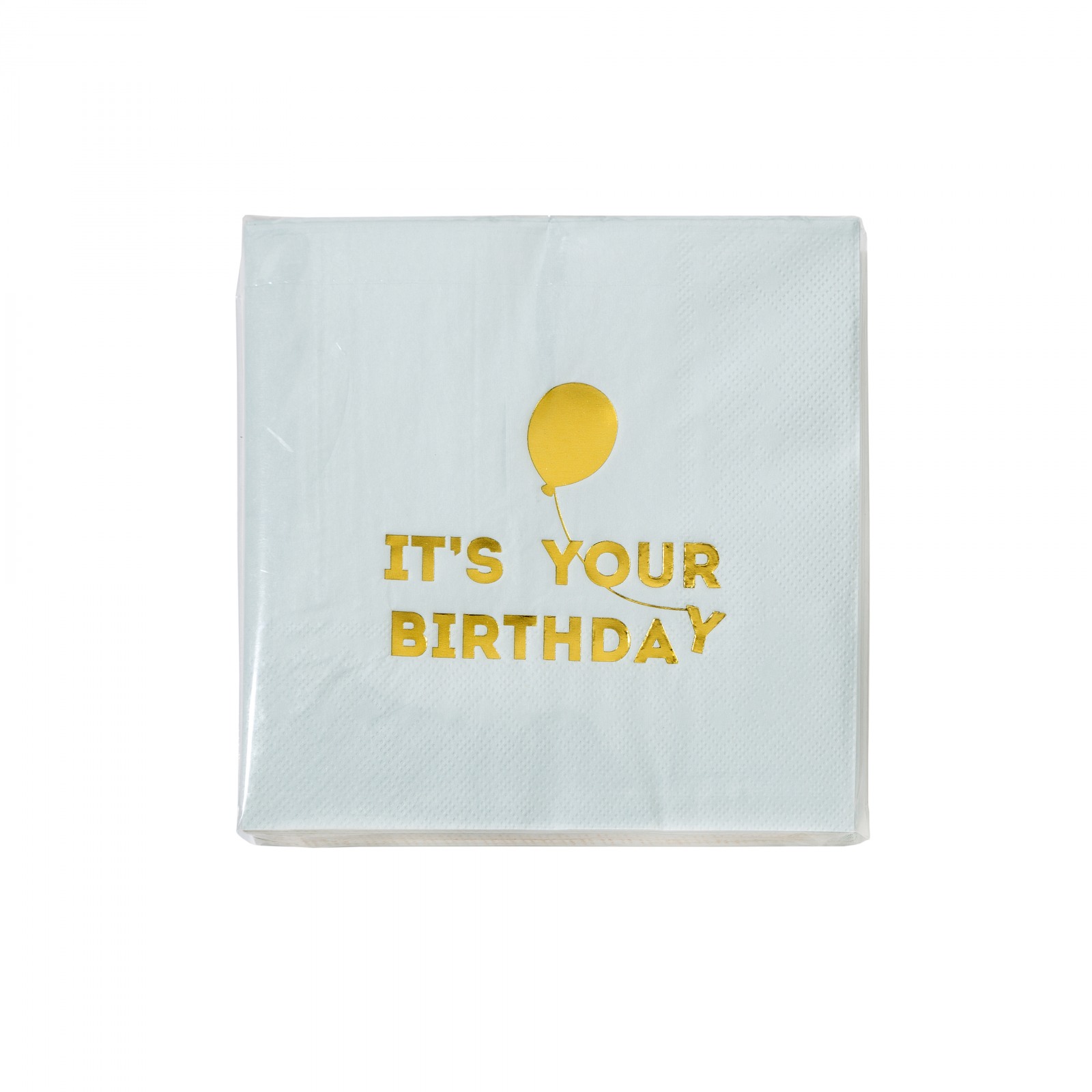 Blue Happy Birthday Balloon Napkins