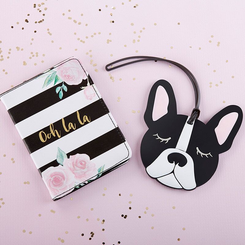 Paris Party Passport Cover And Luggage Tag 11041