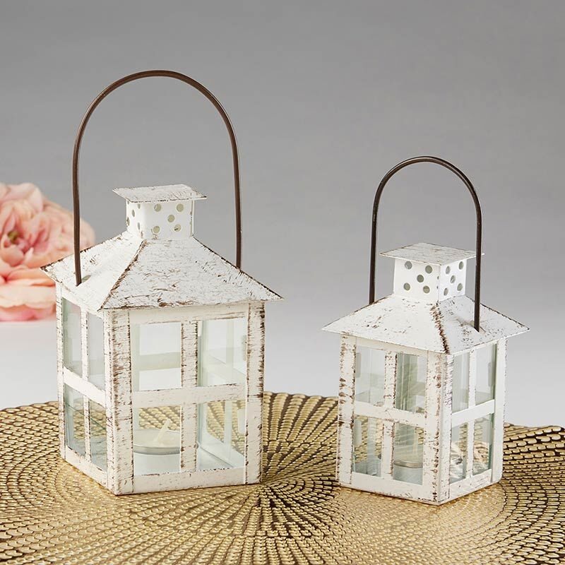 Distressed Small Lantern