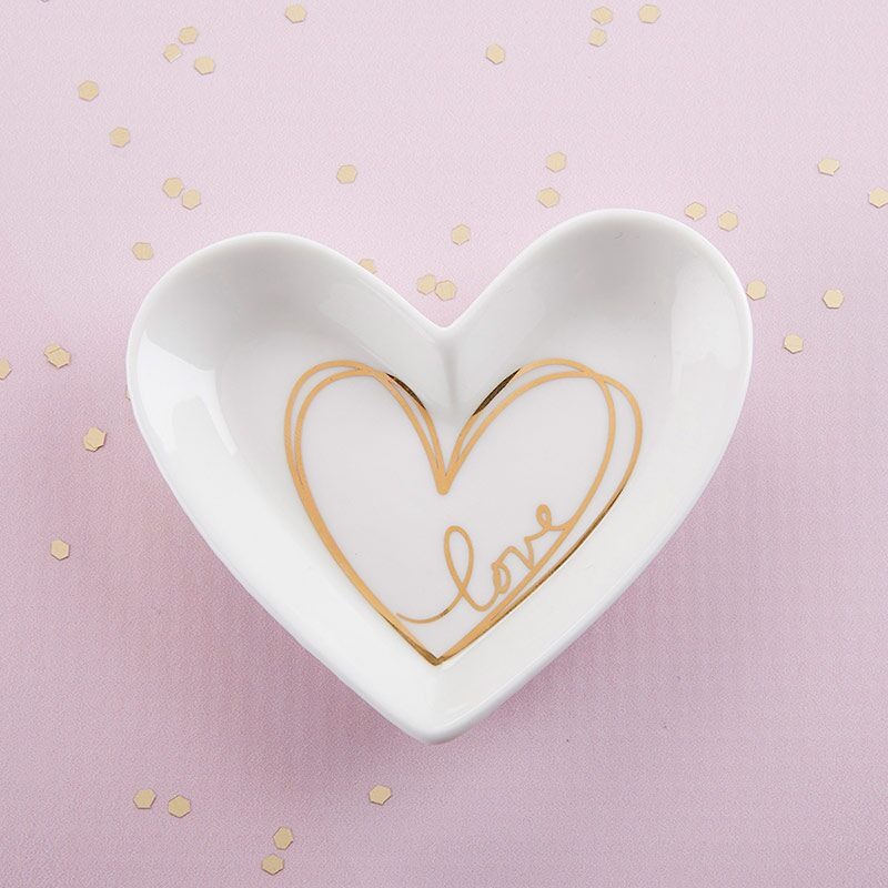Heart Shaped Favor Dish 11048