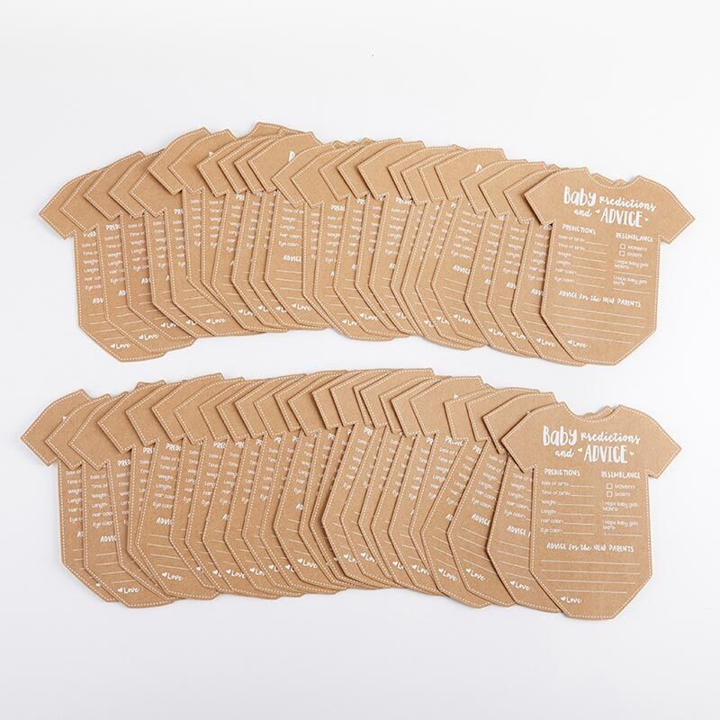 Baby Advice Card - Onsie Shape