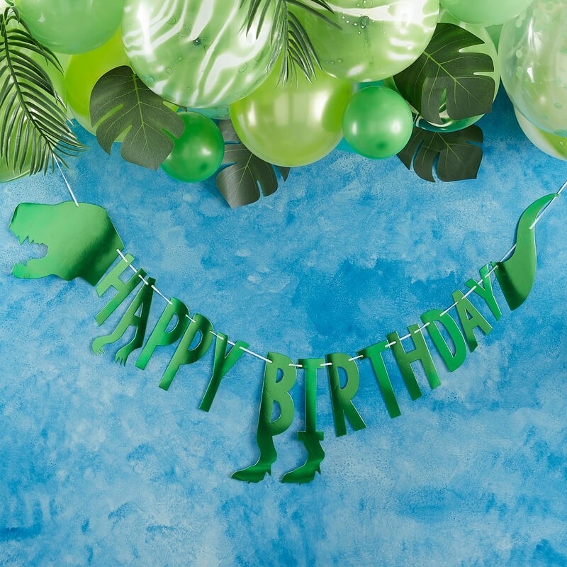 Dinosaur Happy Birthday Banner 11264
