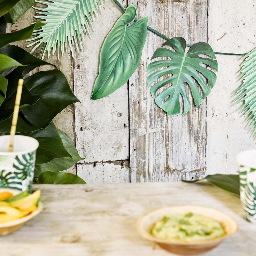 Palm Leaf Garland close up