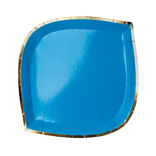 Posh Dessert Plate Blue