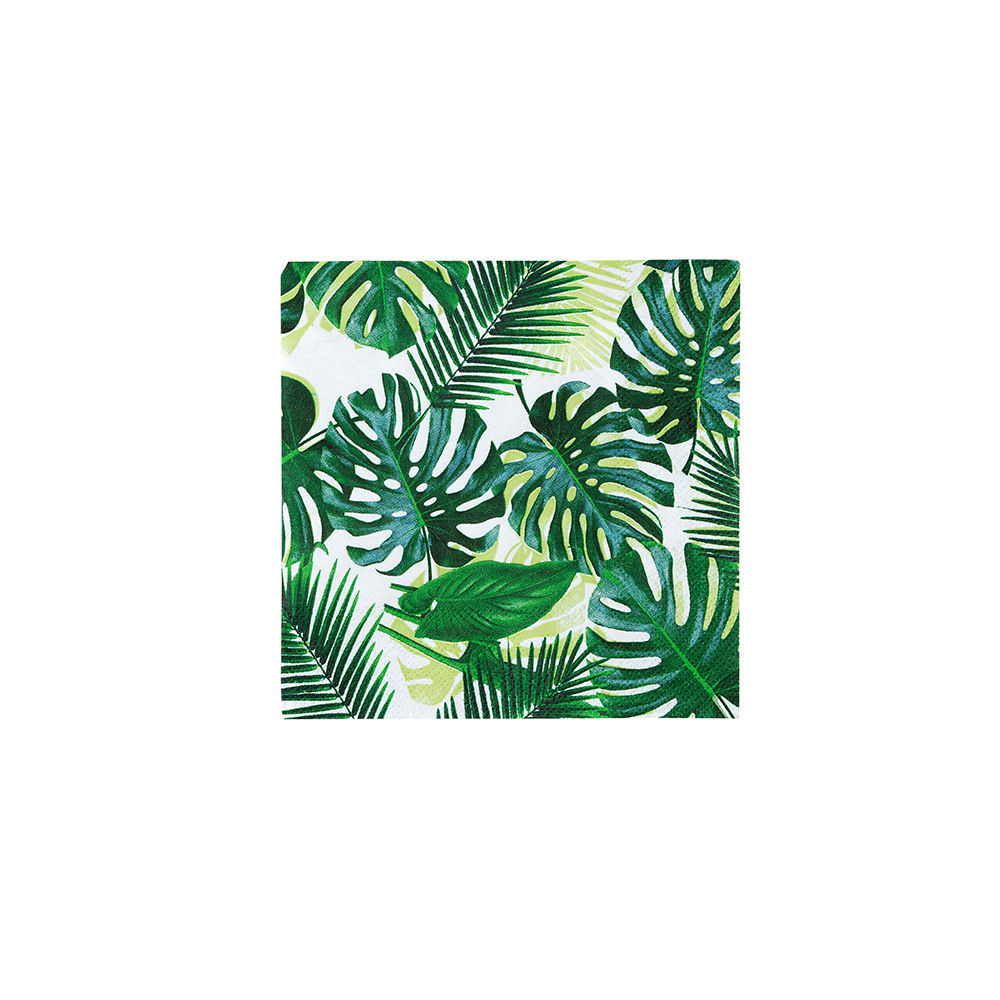 Tropical Palm Leaf Cocktail Napkin 11505