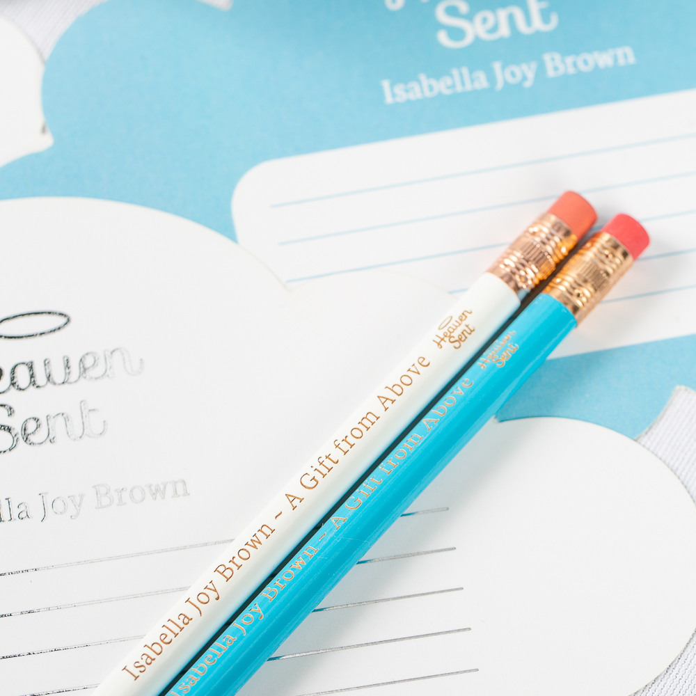 Personalized Baby Shower Pencils 9343