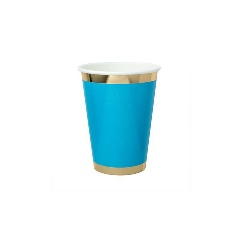 Posh Paper Cups blue