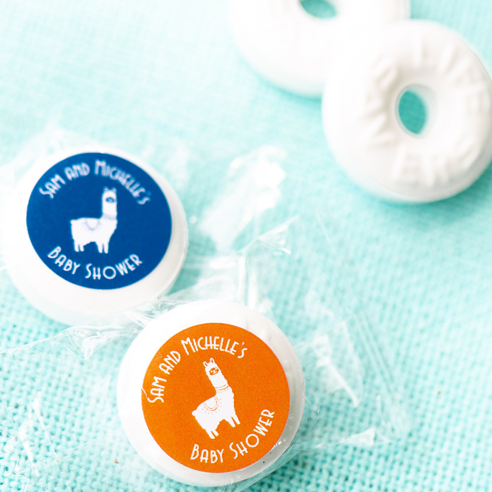 Personalized Fiesta Baby Shower Life Saver Candies
