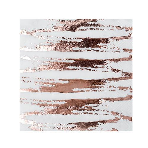 Rose Gold Cocktail Napkin