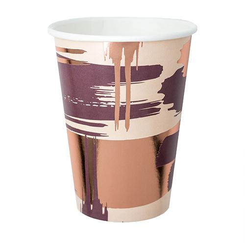 Plum Paper Cup