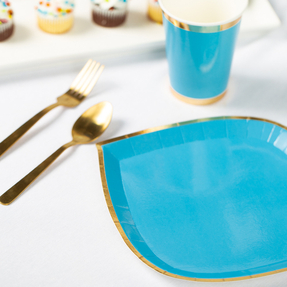 Posh Dinner Plate oh boy blue