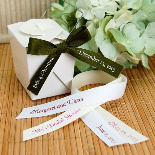 Personalized Eco-Friendly Pre-Cut Ribbon 4564