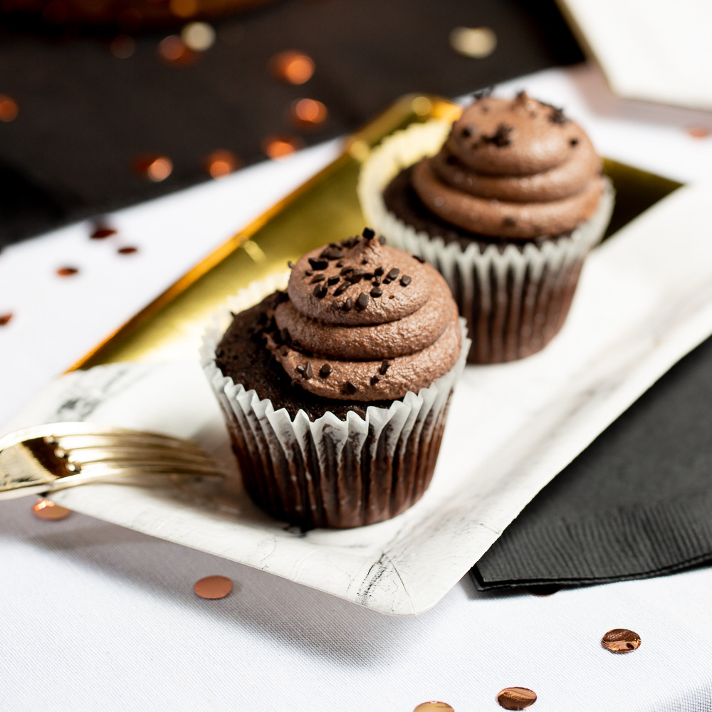 Marble Foil Serving Plate