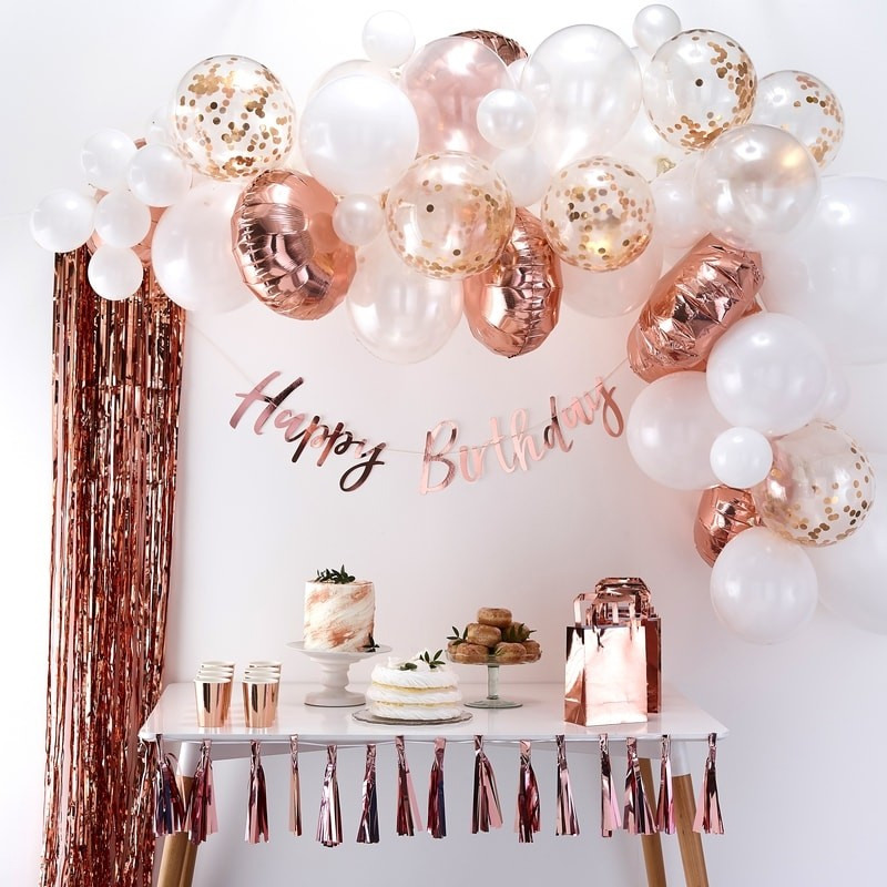 Balloon Arch Kit Rose Gold