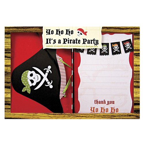 Pirate Party Invitations And Thank You Notes 4518