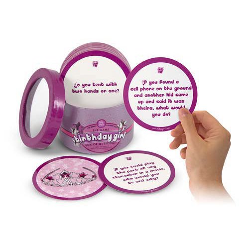 Birthday Girl Box Of Questions Game 4584