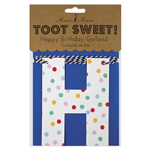 Spotty Party Garland in Packaging