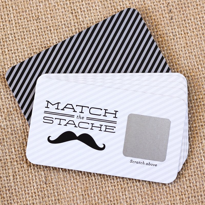 Mustache Scratch Cards Game 6438