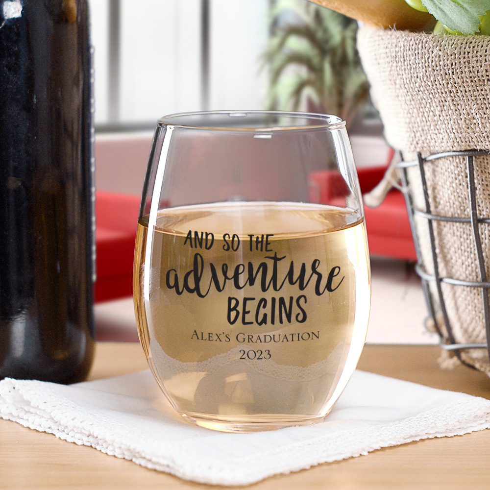 Custom Baby Shower Large Stemless Wine Glasses 8 Designs to Pick From  Personalized Wine Glass Custom Baby Shower Favor Gender Reveal 