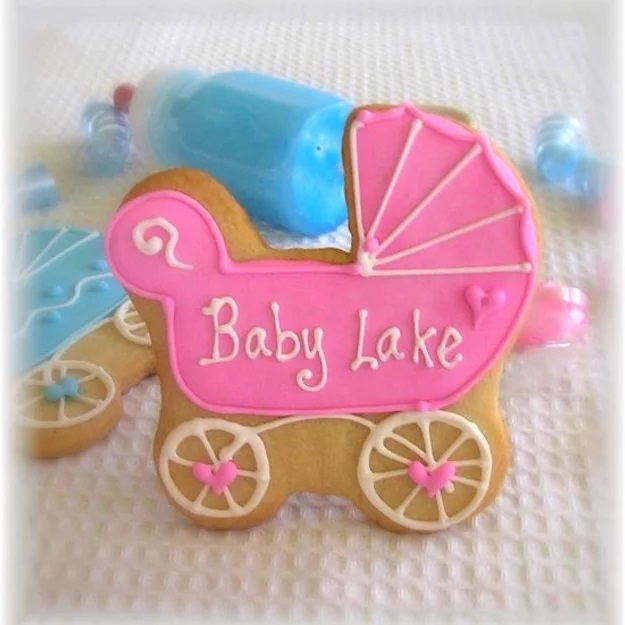 Custom Designer Baby Shower Cookies 1229