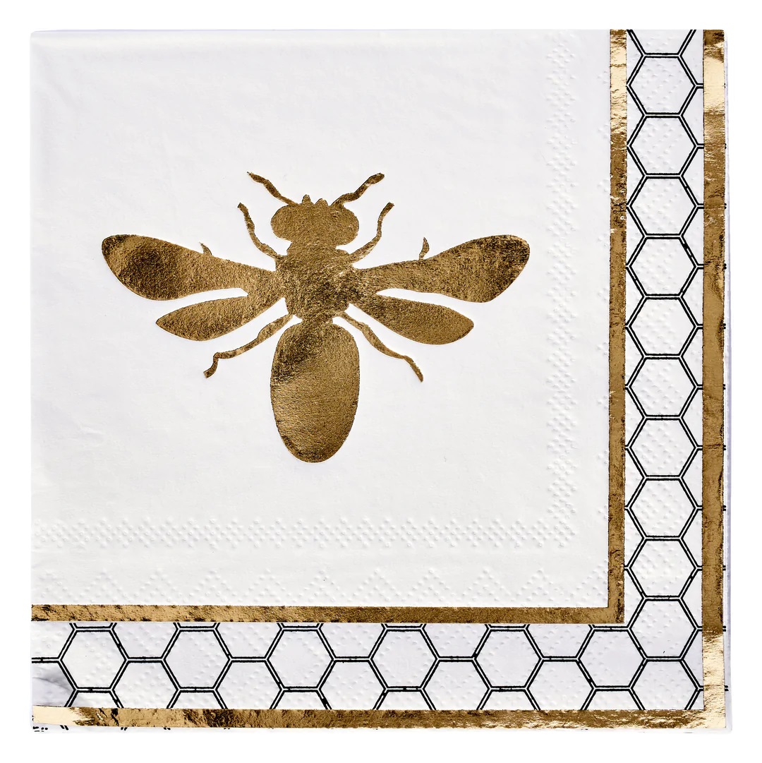 Honeybee Paper Cocktail Napkin 13220