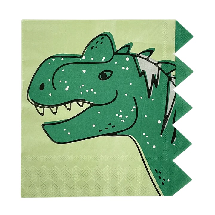 Die-Cut Lunch Napkin Rawr-some 2 Ply 13408