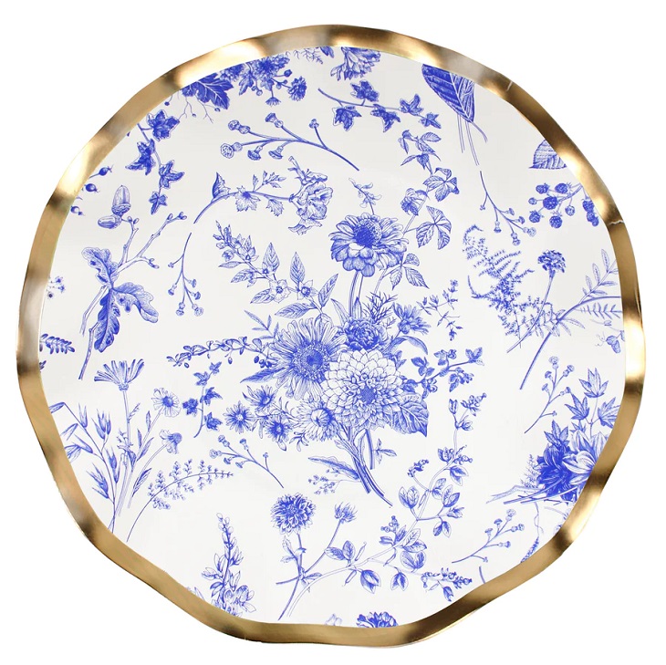 Timeless Wavy Paper Salad Plate 13410