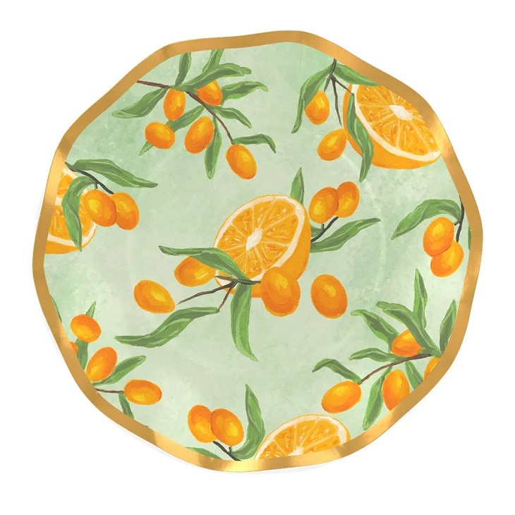 Wavy Salad Plate Mimosa 13403