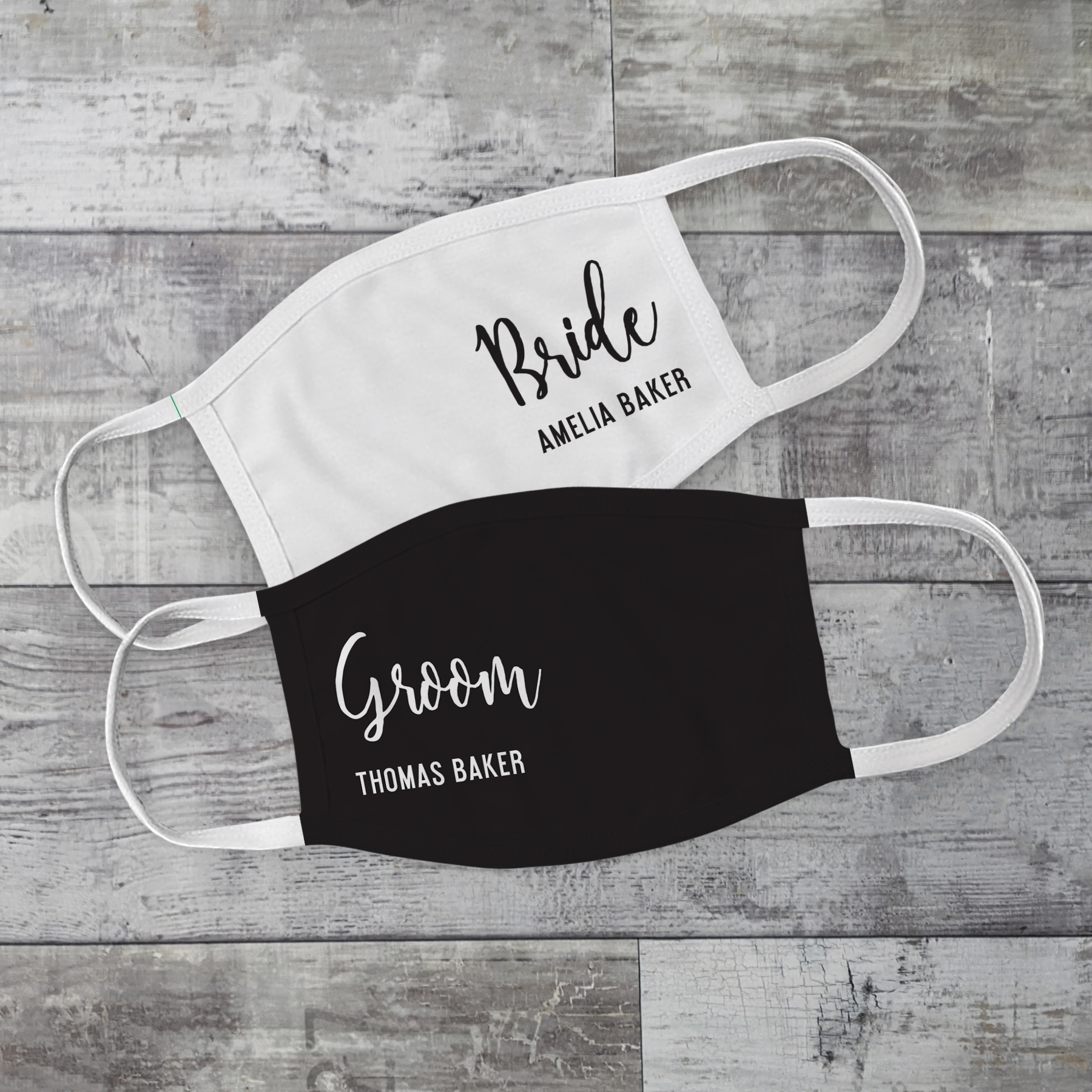 Personalized Wedding Face Mask Uxxx134-01