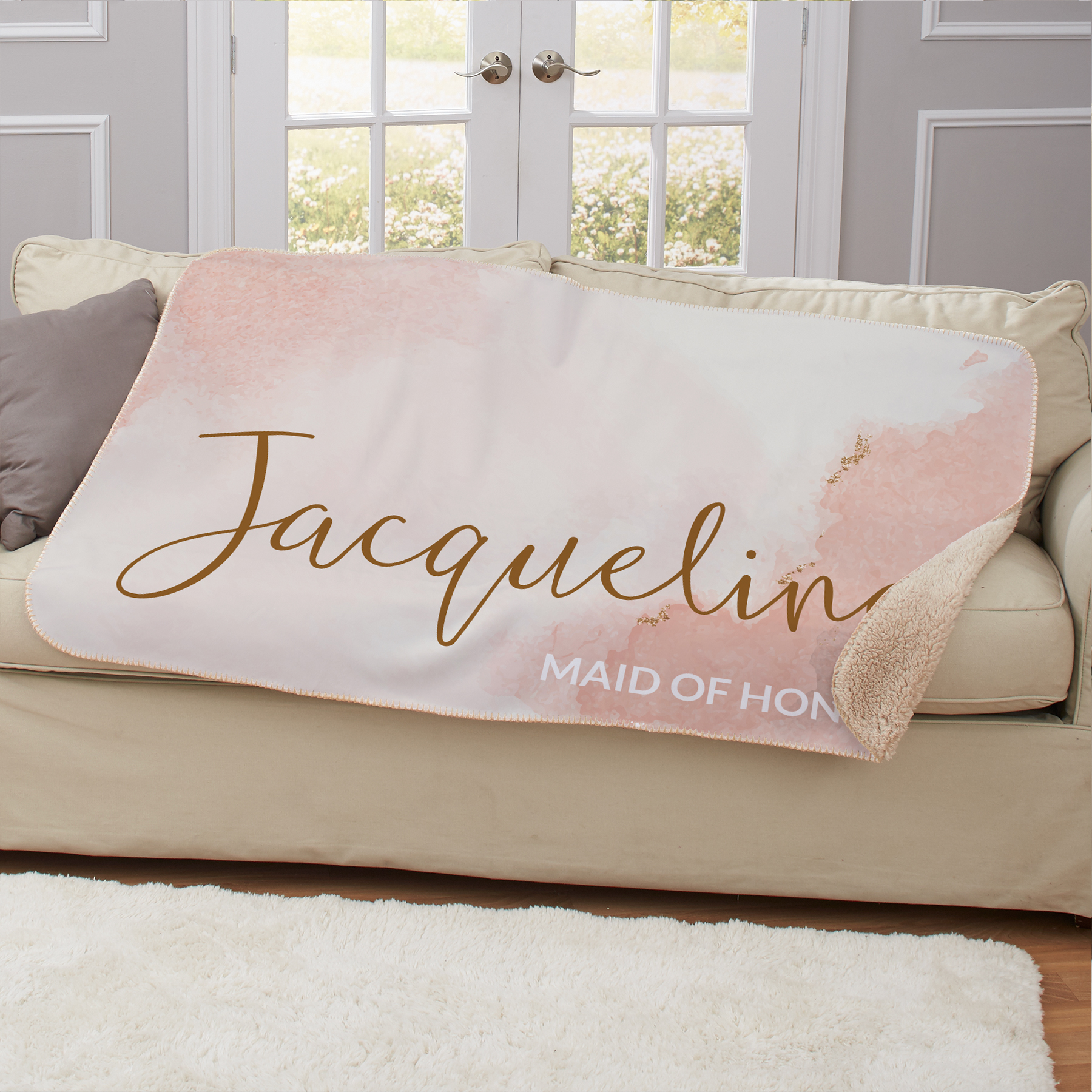 Sherpa personalized 2025 blanket