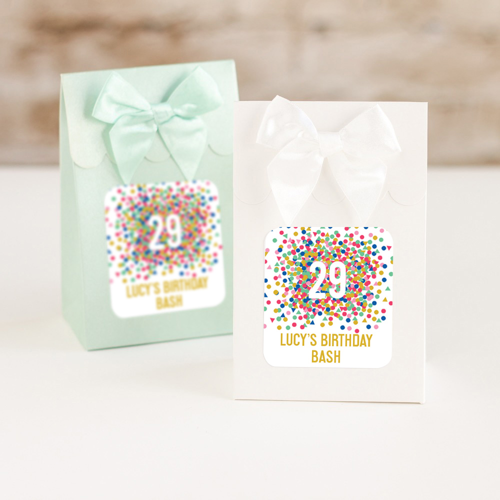 Personalized Milestone Birthday Candy Bags 7533