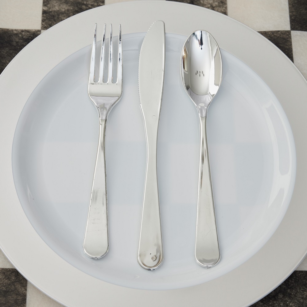 Metallic Cutlery (pack of 24) 12815