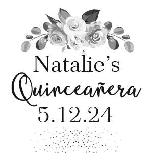 Floral Quinceañera Circle