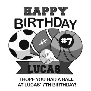 Sports Birthday Message