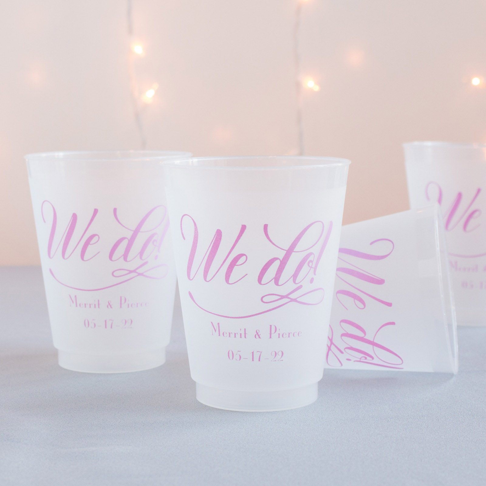 Merry Christmas Plastic Cups, Christmas Frosted Cups, Personalized Frosted  Cups for Christmas, Customized Frosted Cups as Party Favors 63 