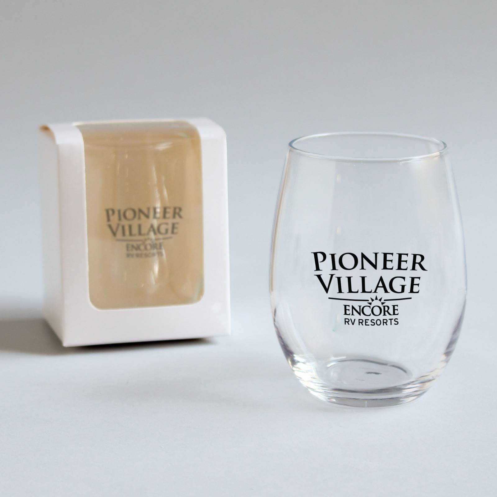 Personalized 15 oz. Stemless Wine Glass