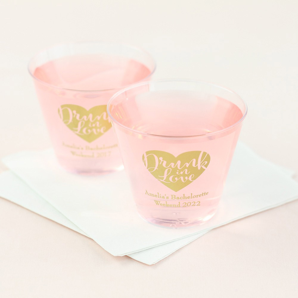 Personalized Wedding Paper Cups (set of 50)